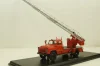 Газ-52 АЛ-18, пожарная автолестница, SSM1496, SSM 1:43