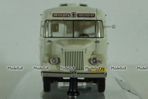 ПАЗ-651А "Скорая Медицинская Помощь" 1957, 165104, DiP Models 1:43