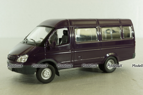 ГАЗ-3221 Газель 2012,  фиолетовый, AL194, Автолегенды №194, 1:43