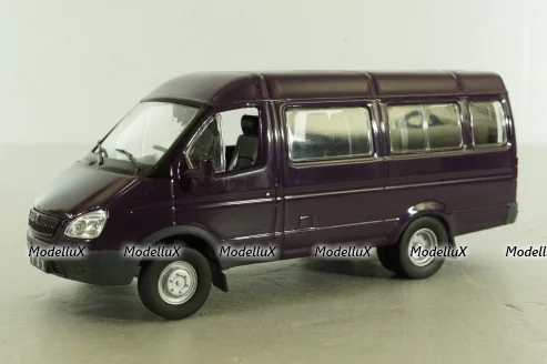 ГАЗ-3221 Газель 2012,  фиолетовый, AL194, Автолегенды №194, 1:43