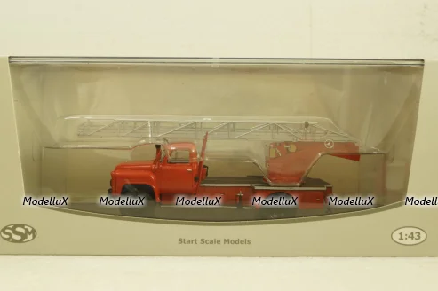 Газ-52 АЛ-18, пожарная автолестница, SSM1496, SSM 1:43
