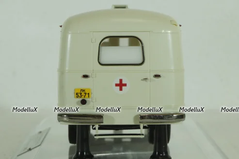 ПАЗ-651А "Скорая Медицинская Помощь" 1957, 165104, DiP Models 1:43
