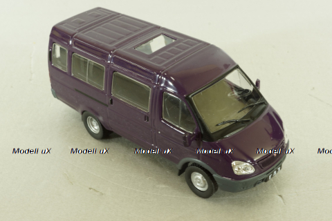 ГАЗ-3221 Газель 2012,  фиолетовый, AL194, Автолегенды №194, 1:43