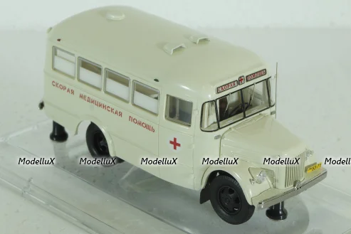 ПАЗ-651А "Скорая Медицинская Помощь" 1957, 165104, DiP Models 1:43