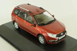 Ваз-2194, Lada Granta 2 SW 2018, red, Автолегенды №24, Deagostini 1:43