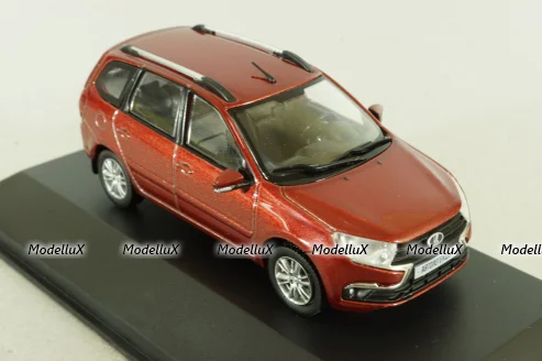 Ваз-2194, Lada Granta 2 SW 2018, red, Автолегенды №24, Deagostini 1:43