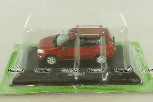 Ваз-2194, Lada Granta 2 SW 2018, red, Автолегенды №24, Deagostini 1:43