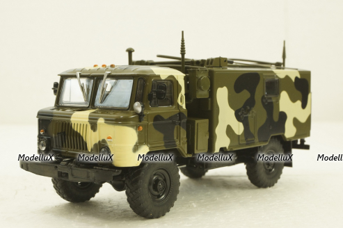 Газ-66 КШМ Р-142Н, Легендарные Грузовики СССР №91, 1:43