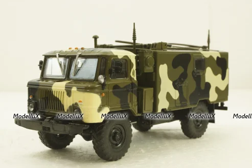 Газ-66 КШМ Р-142Н, Легендарные Грузовики СССР №91, 1:43