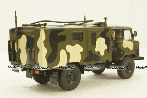 Газ-66 КШМ Р-142Н, Легендарные Грузовики СССР №91, 1:43