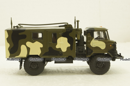 Газ-66 КШМ Р-142Н, Легендарные Грузовики СССР №91, 1:43