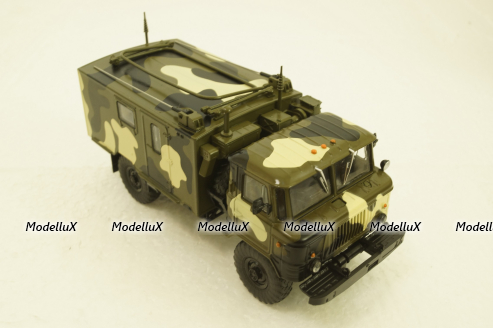 Газ-66 КШМ Р-142Н, Легендарные Грузовики СССР №91, 1:43