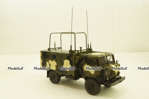Газ-66 КШМ Р-142Н, Легендарные Грузовики СССР №91, 1:43