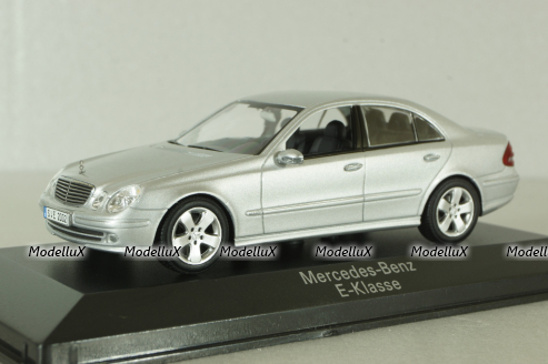 Mercedes E 320 (W211) 2002, silver, B66961948, Minichamps 1:43