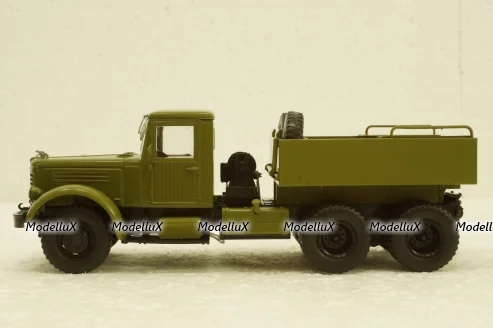 ЯАЗ-210Г, хаки, Легендарные Грузовики СССР №40, Modimio 1:43 С Журналом!