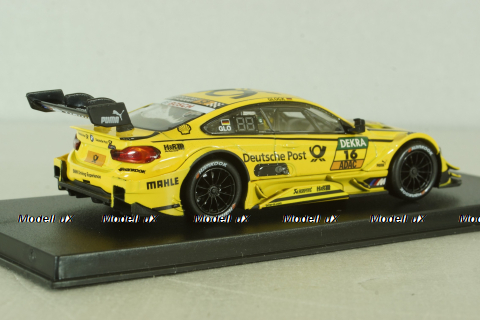 BMW M4 DTM #16 2015, yellow, 440998D-GP(D), Huadawei 1:43
