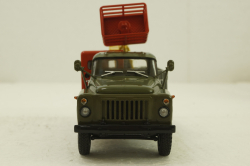 Газ-52 ТВГ-15 (52), хаки/красный/серый, АвтоИстория 1:43