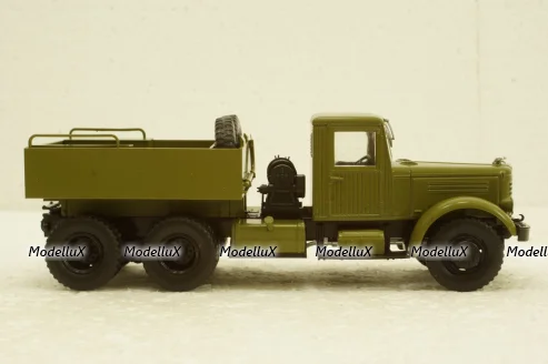 ЯАЗ-210Г, хаки, Легендарные Грузовики СССР №40, Modimio 1:43 С Журналом!
