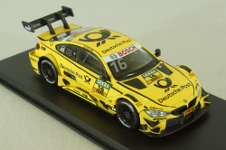 BMW M4 DTM #16 2015, yellow, 440998D-GP(D), Huadawei 1:43