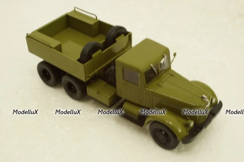 ЯАЗ-210Г, хаки, Легендарные Грузовики СССР №40, Modimio 1:43 С Журналом!