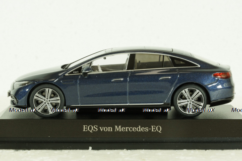 Mercedes EQS (V297) 2021 blue, B66960571, Herpa 1:43