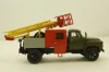 Газ-52 ТВГ-15 (52), хаки/красный/серый, АвтоИстория 1:43