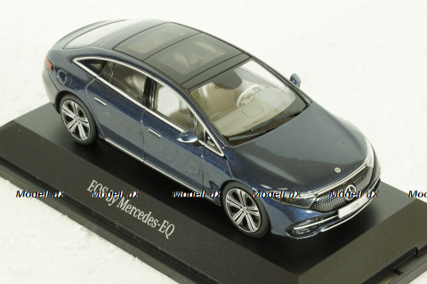 Mercedes EQS (V297) 2021 blue, B66960571, Herpa 1:43