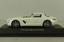 Mercedes SLS AMG (C197) 2010, white, 450741100, Schuco 1:43