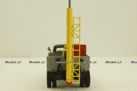 Газ-52 ТВГ-15 (52), хаки/красный/серый, АвтоИстория 1:43