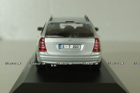 Mercedes C 200 T-Modell (S203) 2003, silver, B66961919, Minichamps 1:43