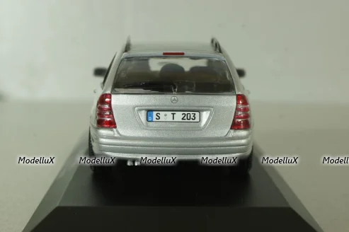 Mercedes C 200 T-Modell (S203) 2003, silver, B66961919, Minichamps 1:43