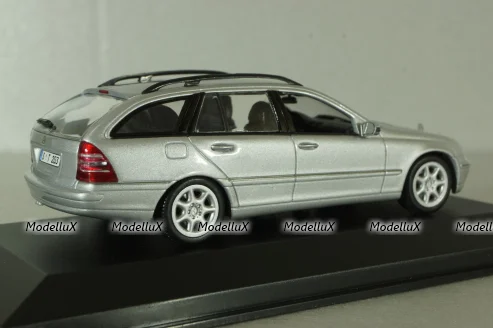 Mercedes C 200 T-Modell (S203) 2003, silver, B66961919, Minichamps 1:43
