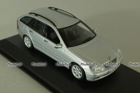 Mercedes C 200 T-Modell (S203) 2003, silver, B66961919, Minichamps 1:43
