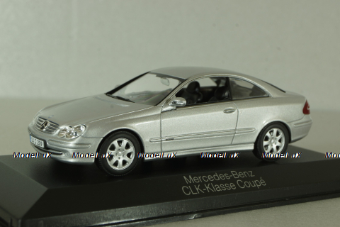 Mercedes CLK 320 Coupe (C209), silver, B66961945, Minichamps 1:43