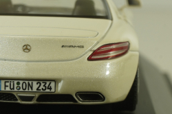 Mercedes SLS AMG (C197) 2010, white, 450741100, Schuco 1:43
