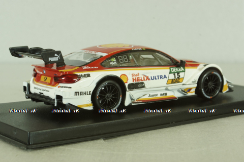 BMW M4 DTM #15 2015 red/white, 440998D-GP(C), Huadawei 1:43