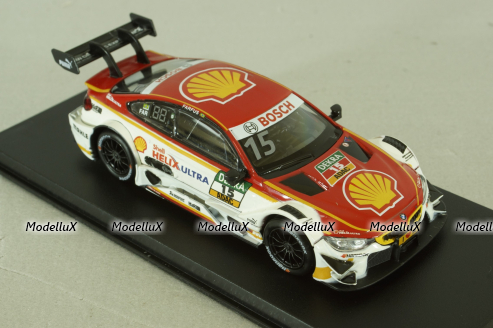 BMW M4 DTM #15 2015 red/white, 440998D-GP(C), Huadawei 1:43
