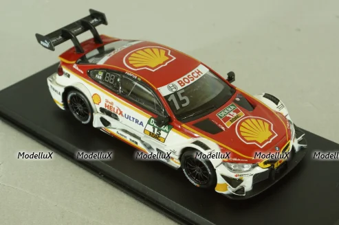 BMW M4 DTM #15 2015 red/white, 440998D-GP(C), Huadawei 1:43