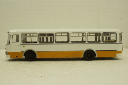 Лиаз-677М, белый/охра, Советский Автобус 1:43