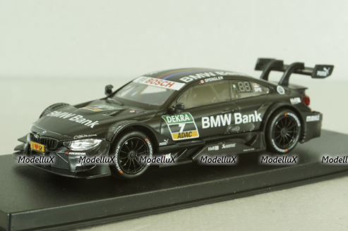 BMW M4 DTM #7 2015 Bruno Spengler, black, 440998D-GP(A), Huadawei 1:43