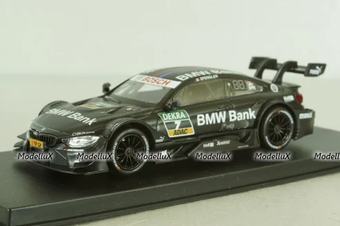 BMW M4 DTM #7 2015 Bruno Spengler, black, 440998D-GP(A), Huadawei 1:43