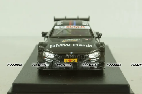 BMW M4 DTM #7 2015 Bruno Spengler, black, 440998D-GP(A), Huadawei 1:43