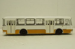 Лиаз-677М, белый/охра, Советский Автобус 1:43