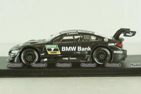 BMW M4 DTM #7 2015 Bruno Spengler, black, 440998D-GP(A), Huadawei 1:43