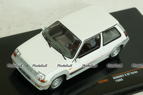 Renault 5 GT Turbo, 1985 white, CLC303, IXO 1:43