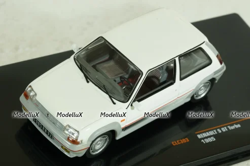 Renault 5 GT Turbo, 1985 white, CLC303, IXO 1:43