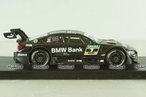 BMW M4 DTM #7 2015 Bruno Spengler, black, 440998D-GP(A), Huadawei 1:43