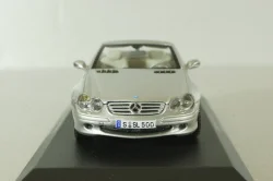 Mercedes SL 500 cabriolet (R230) with operation roof 2001, silver, B669619268, Norev 1:43