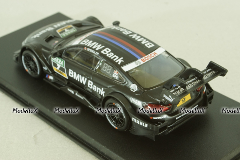 BMW M4 DTM #7 2015 Bruno Spengler, black, 440998D-GP(A), Huadawei 1:43