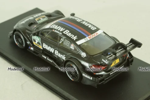 BMW M4 DTM #7 2015 Bruno Spengler, black, 440998D-GP(A), Huadawei 1:43